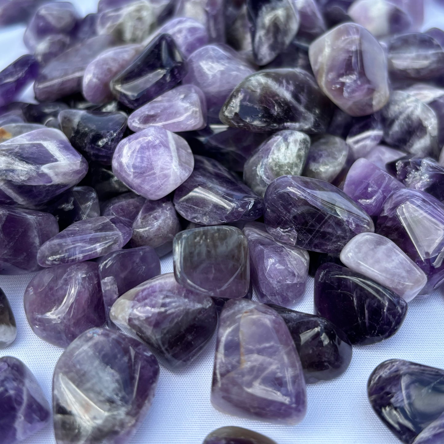 Small Dream Amethyst Tumblestones from UK Wholesale Crystals