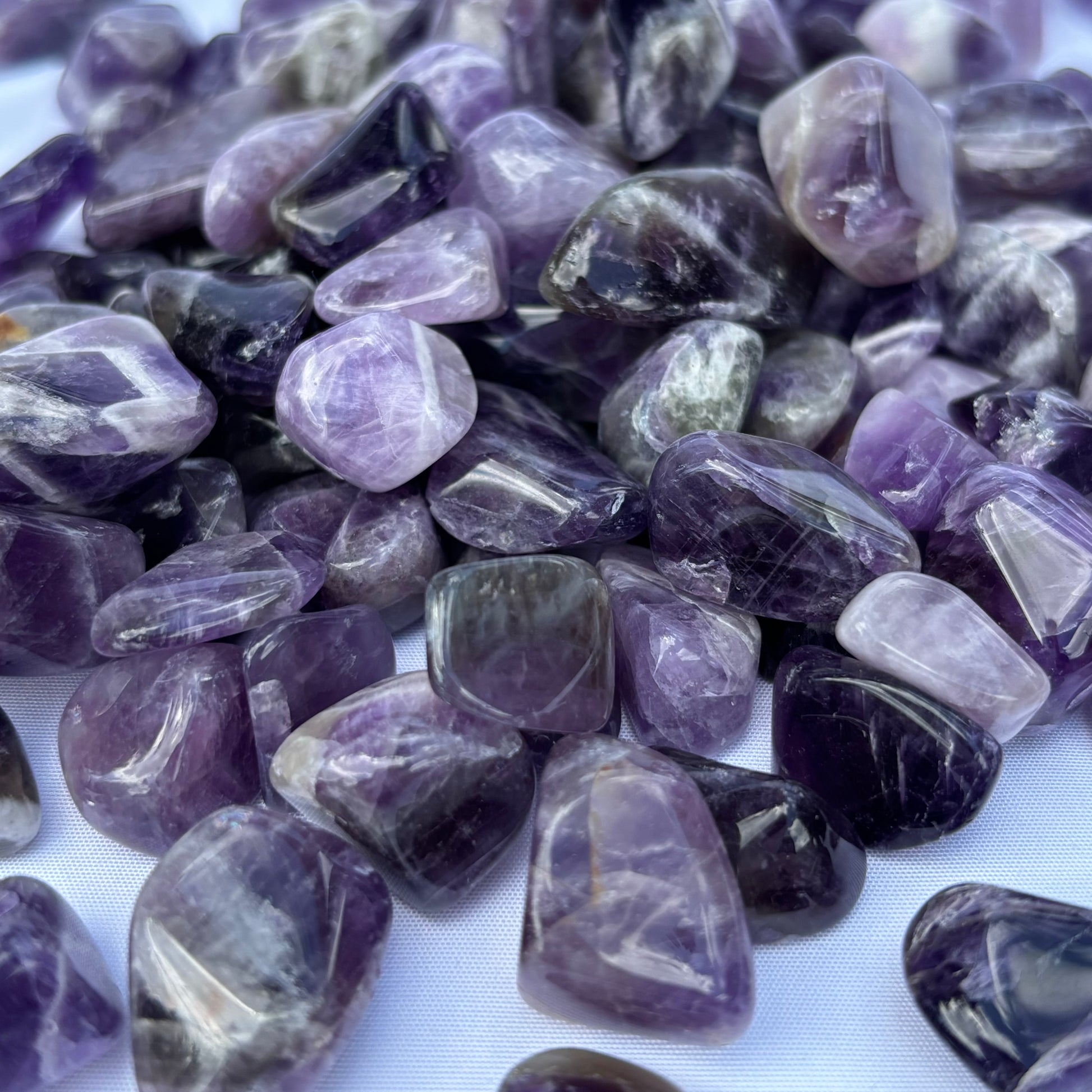 Small Dream Amethyst Tumblestones from UK Wholesale Crystals