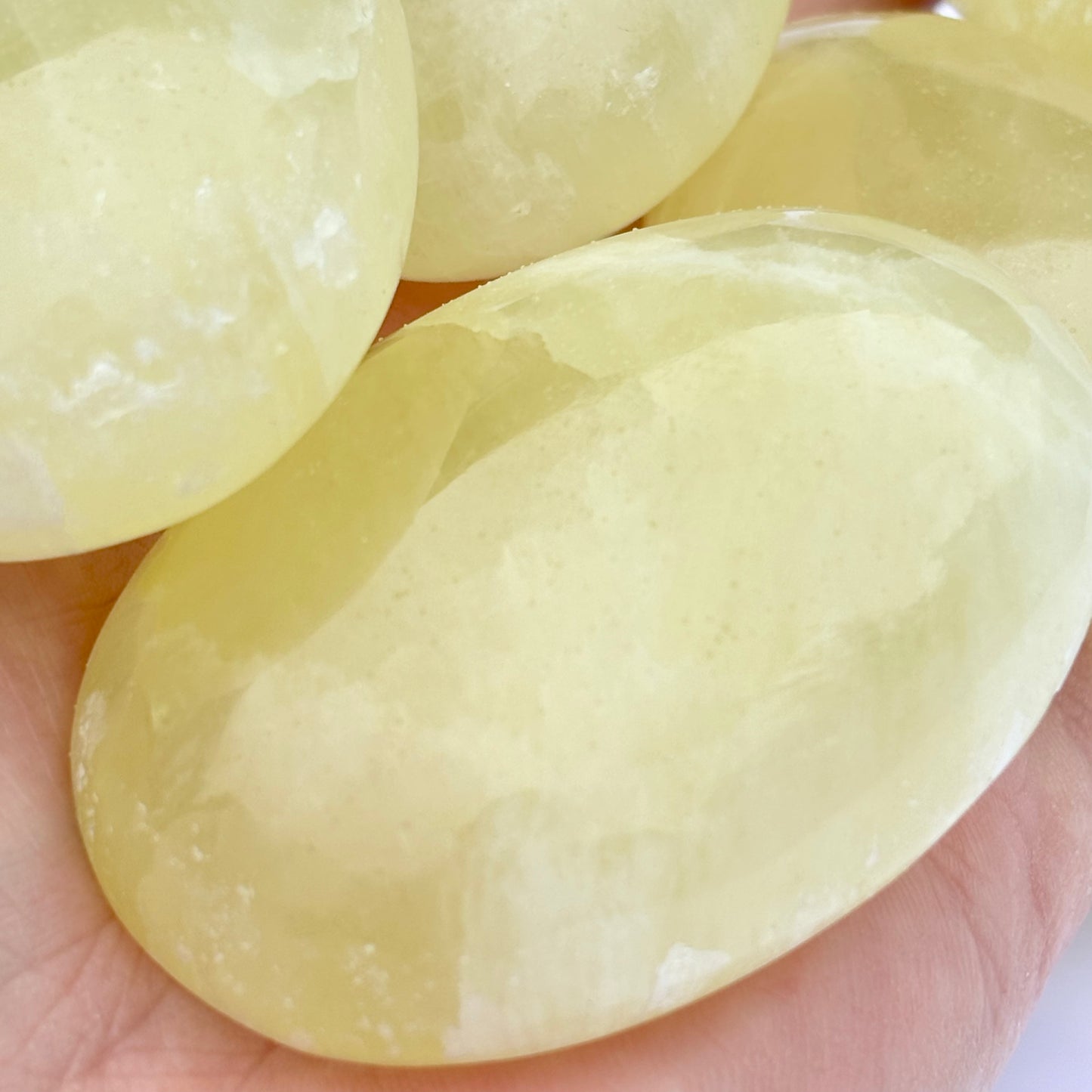 Lemon Calcite Palmstones