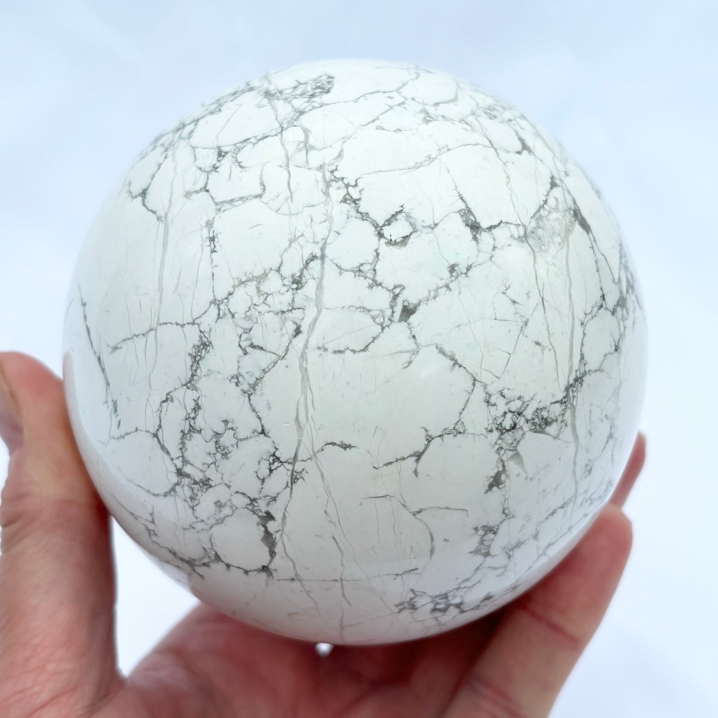 Large Howlite Sphere from UK Wholesale Crystals