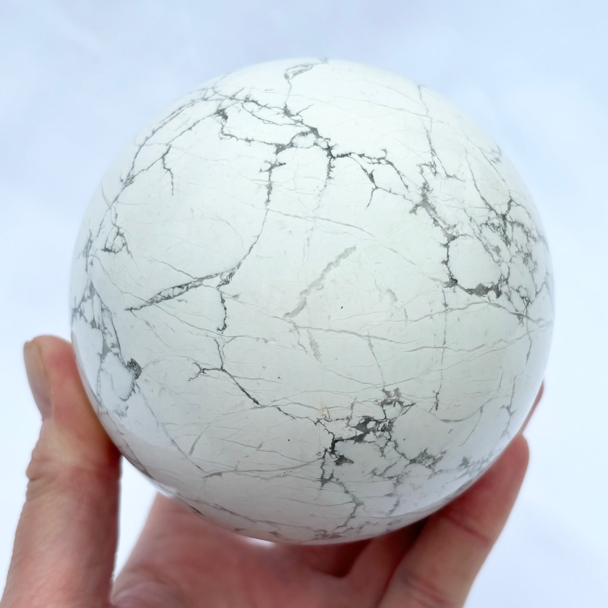 Large Howlite Sphere from UK Wholesale Crystals