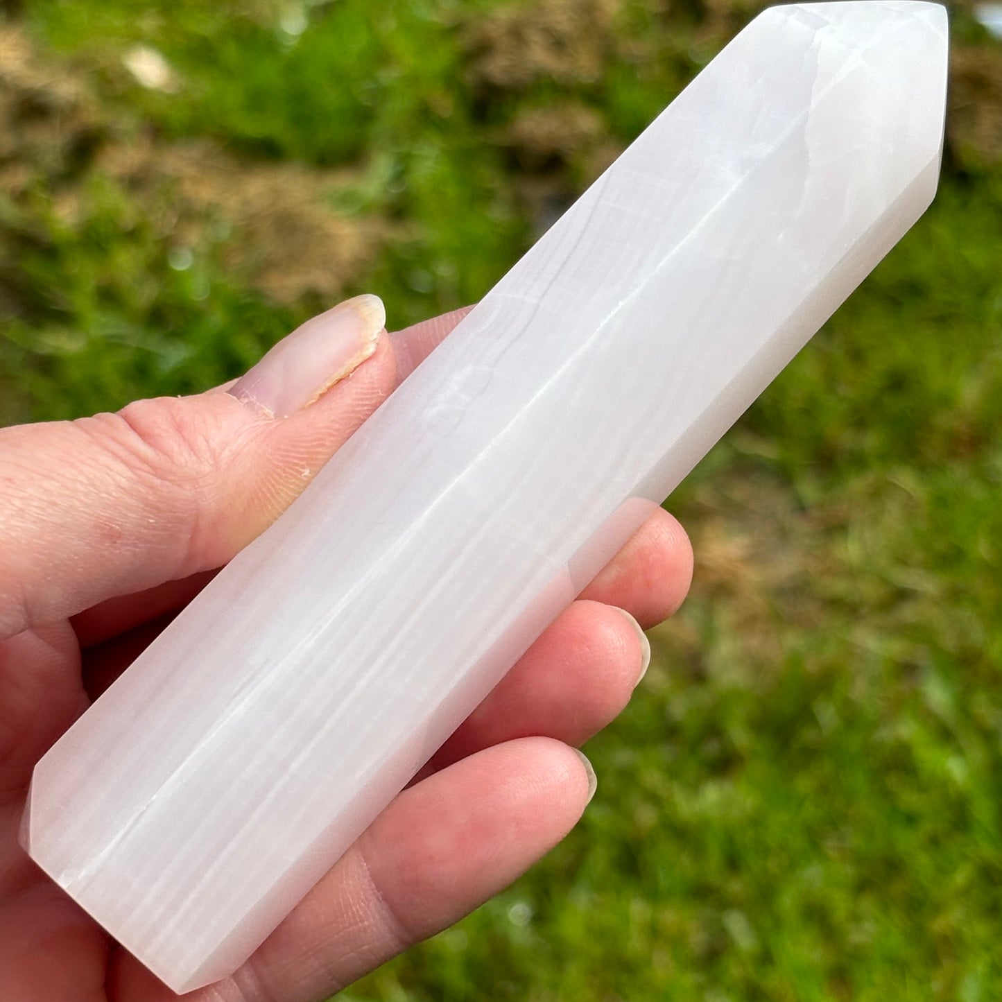 Mangano Calcite Crystal Towers Bundle 417g 2 Pieces