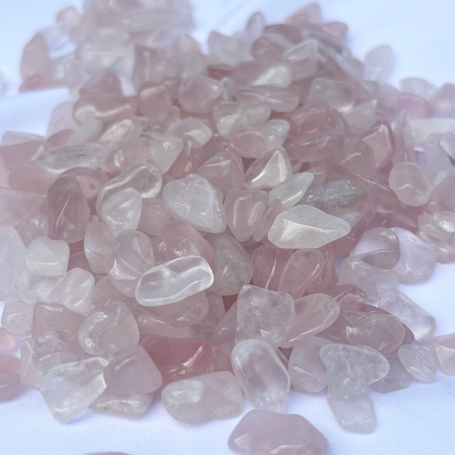 Rose Quartz Chips from UK Wholesale Crystals