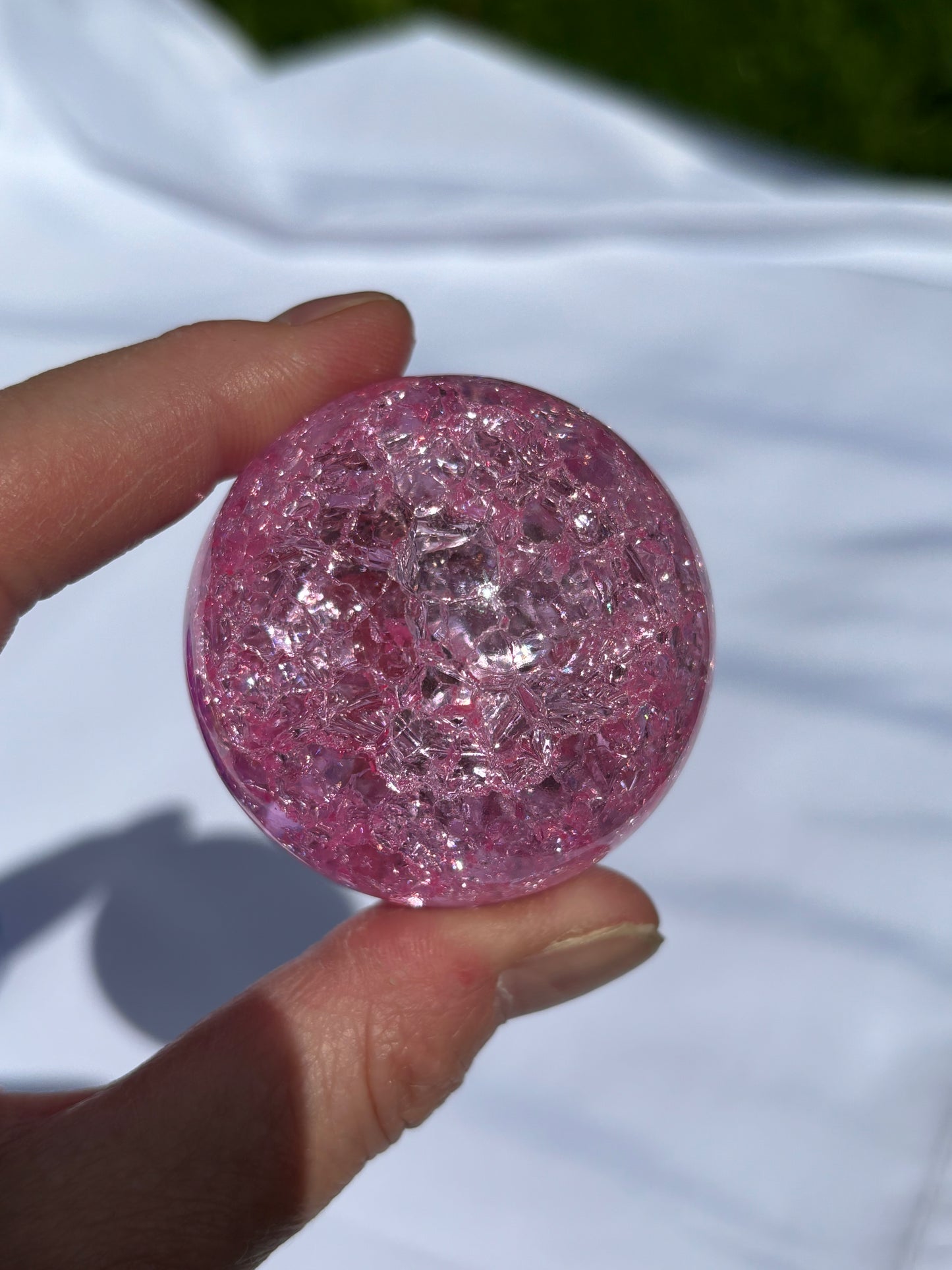 Crackled Quartz Sphere from UK Wholesale Crystals