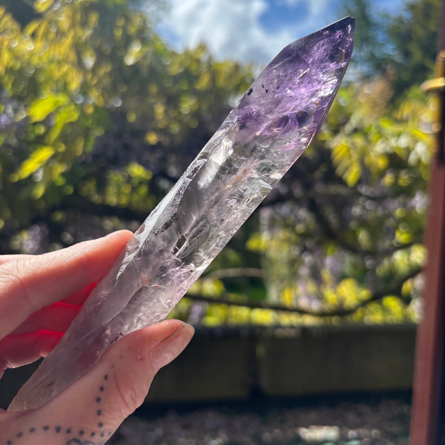 High Quality Brazilian Amethyst Half Polished Points Bundle 674g 3 Pieces from UK Wholesale Crystals