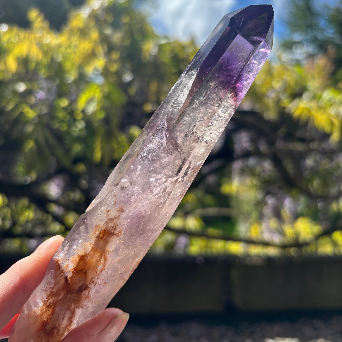 High Quality Brazilian Amethyst Half Polished Points Bundle 674g 3 Pieces from UK Wholesale Crystals