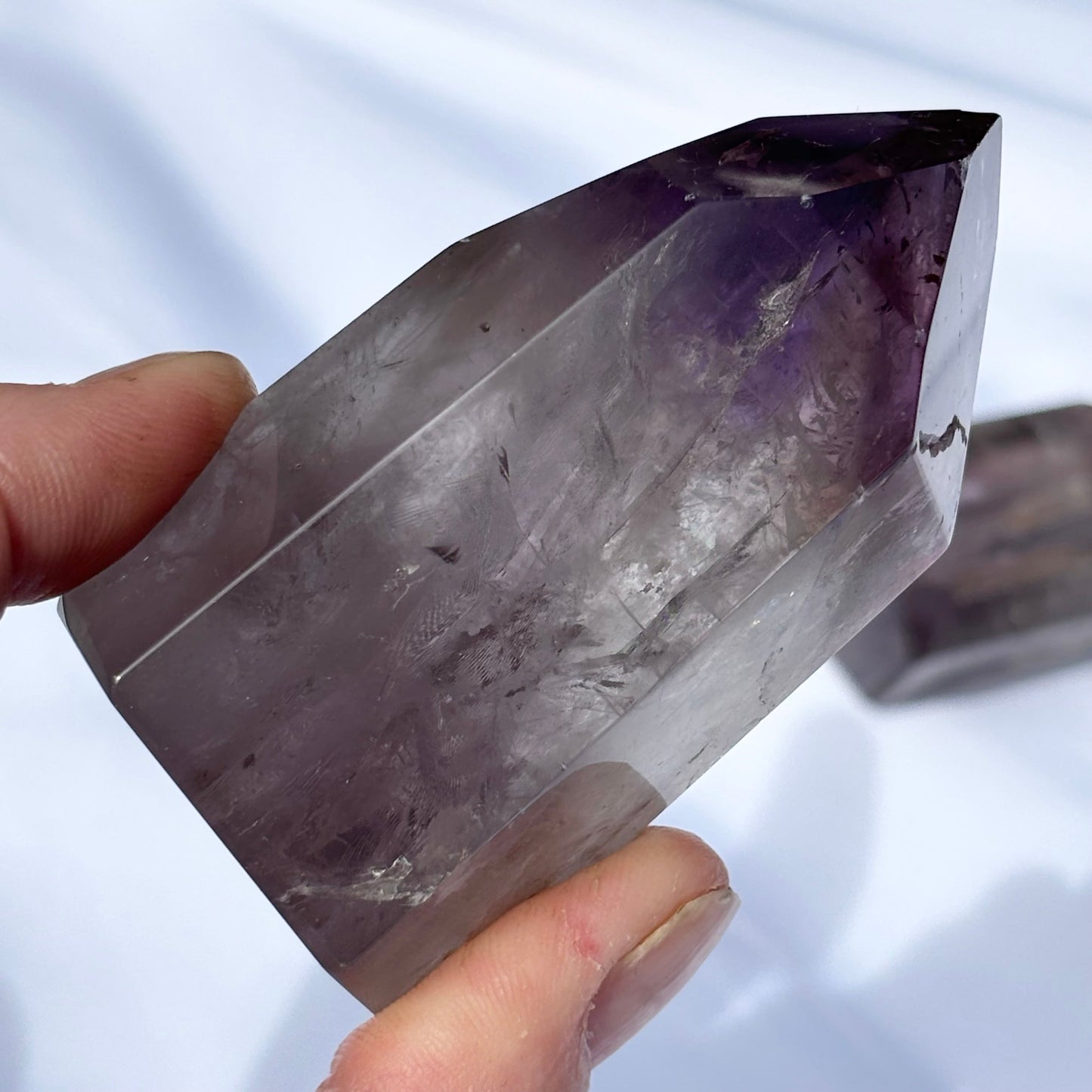 High Quality Brazilian Amethyst Points Bundle 507g 4 Pieces from UK Wholesale Crystals