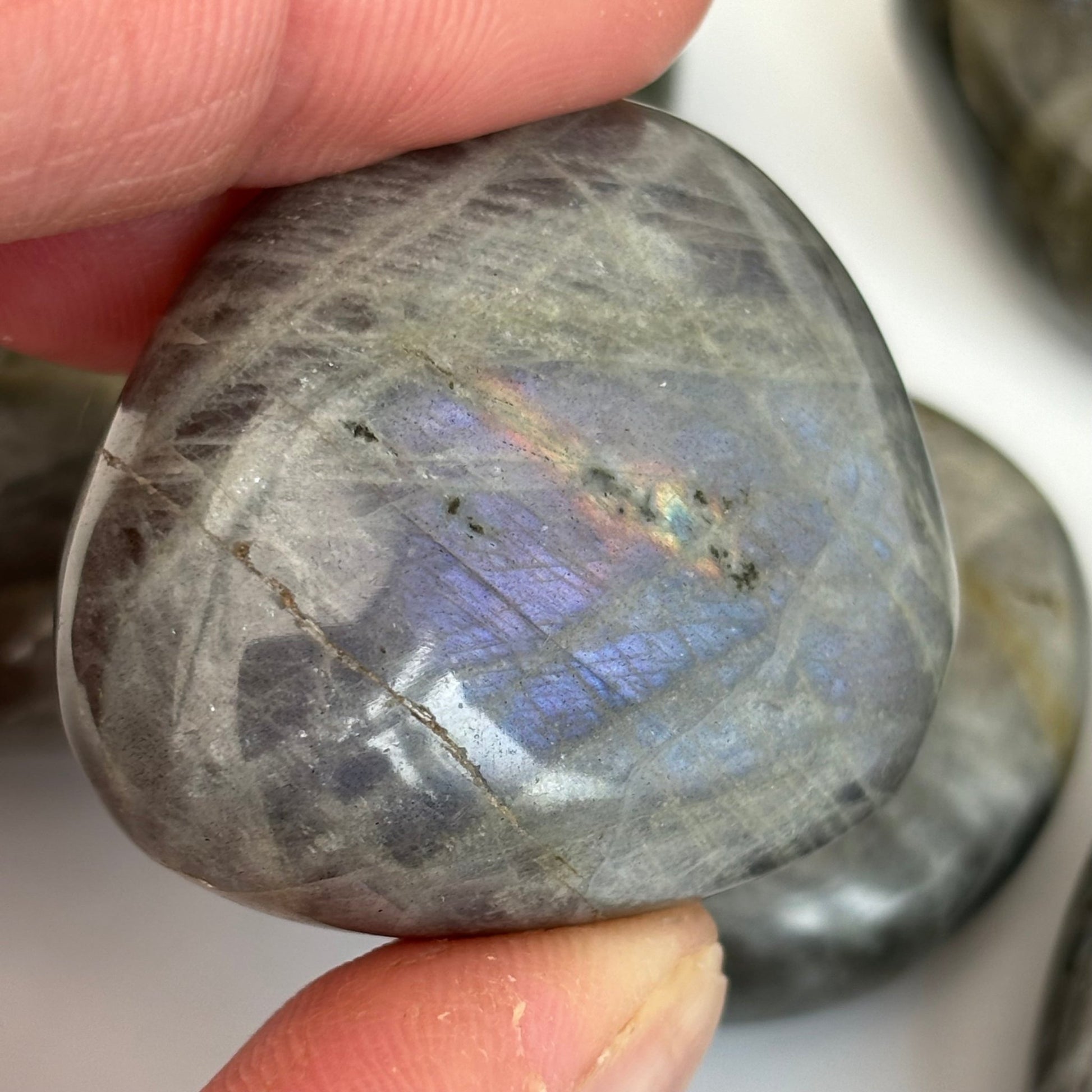 Labradorite Palmstones 18 Pieces - Bundle #1 from UK Wholesale Crystals