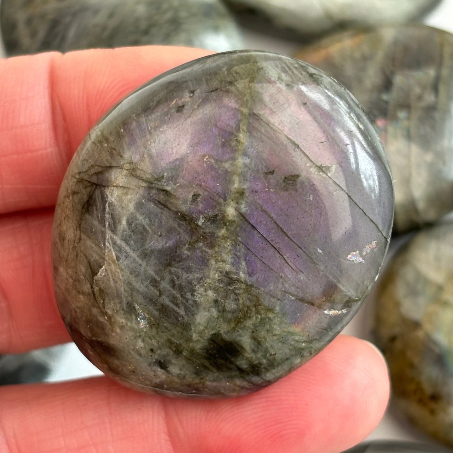 Labradorite Palmstones 18 Pieces - Bundle #1 from UK Wholesale Crystals