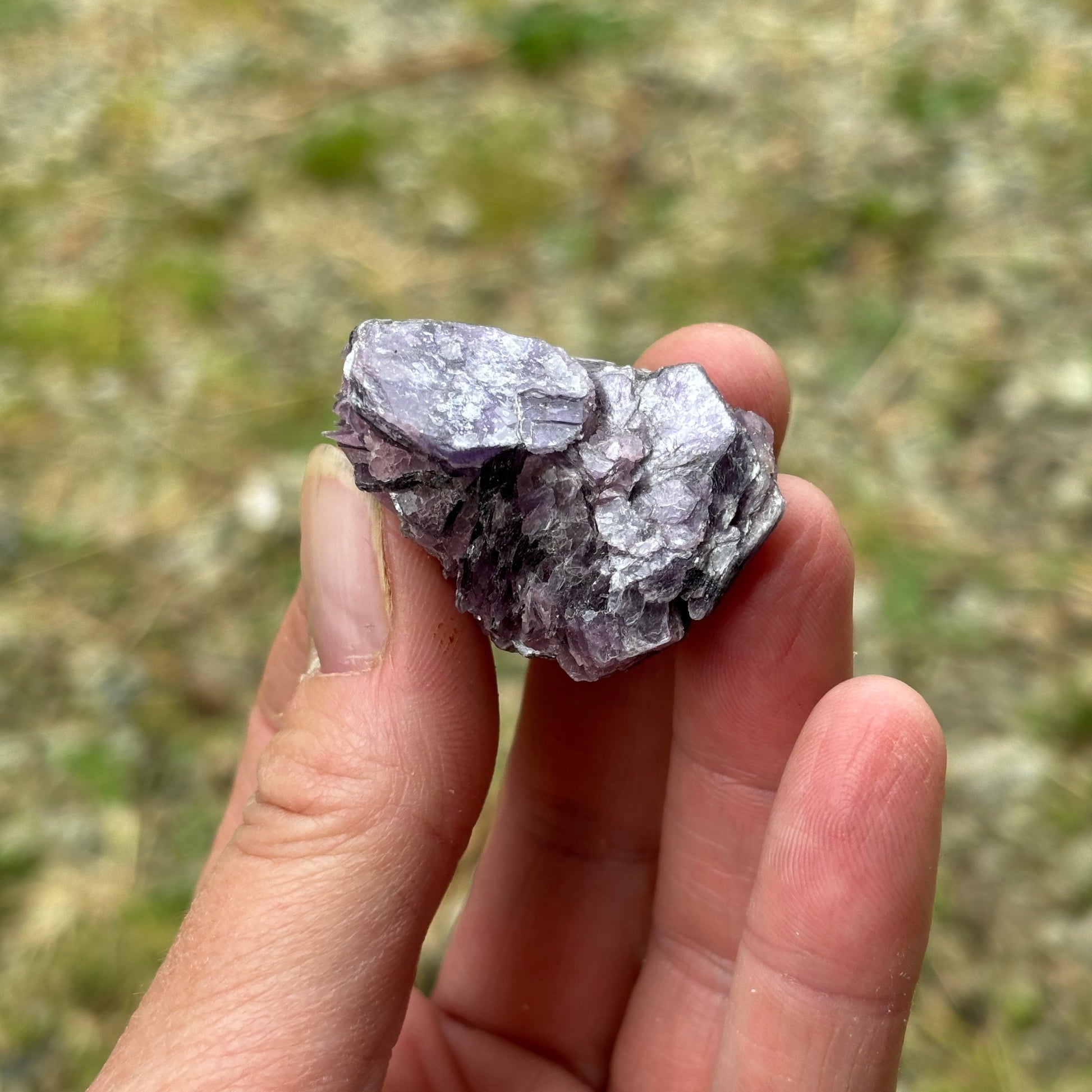 Lepidolite Raw Chunks Bundle 208g 7 Pieces from UK Wholesale Crystals