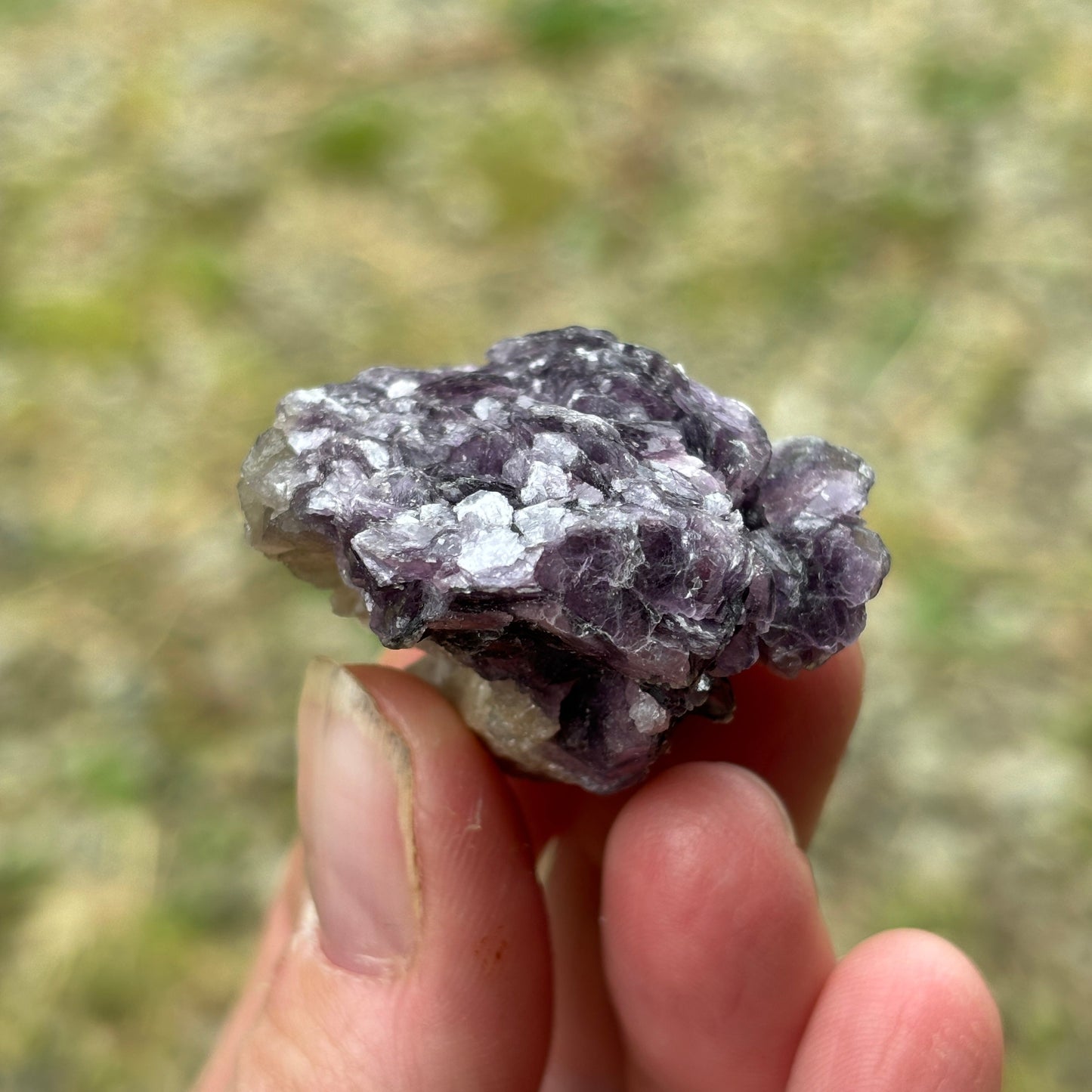 Lepidolite Raw Chunks Bundle 208g 7 Pieces from UK Wholesale Crystals