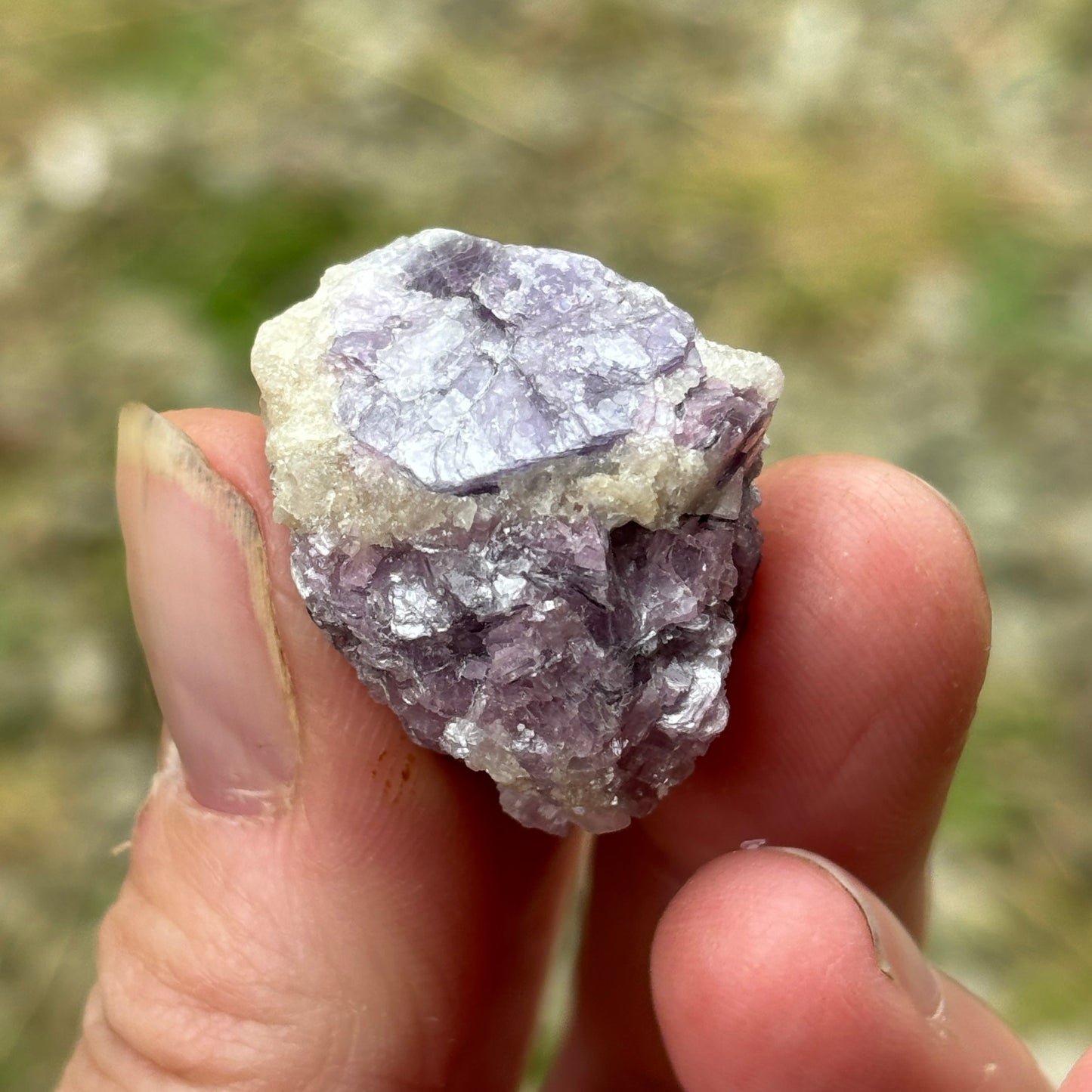 Lepidolite Raw Chunks Bundle 208g 7 Pieces from UK Wholesale Crystals