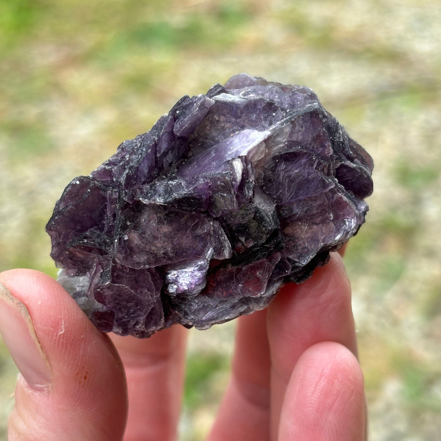 Lepidolite Raw Chunks Bundle 208g 7 Pieces from UK Wholesale Crystals