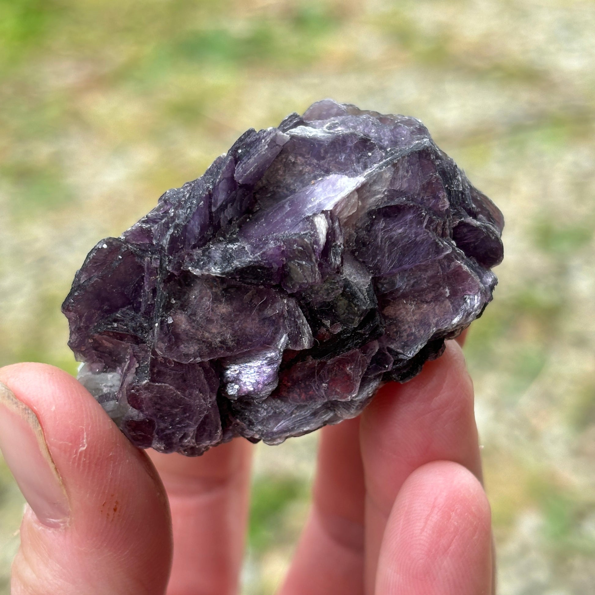 Lepidolite Raw Chunks Bundle 208g 7 Pieces from UK Wholesale Crystals