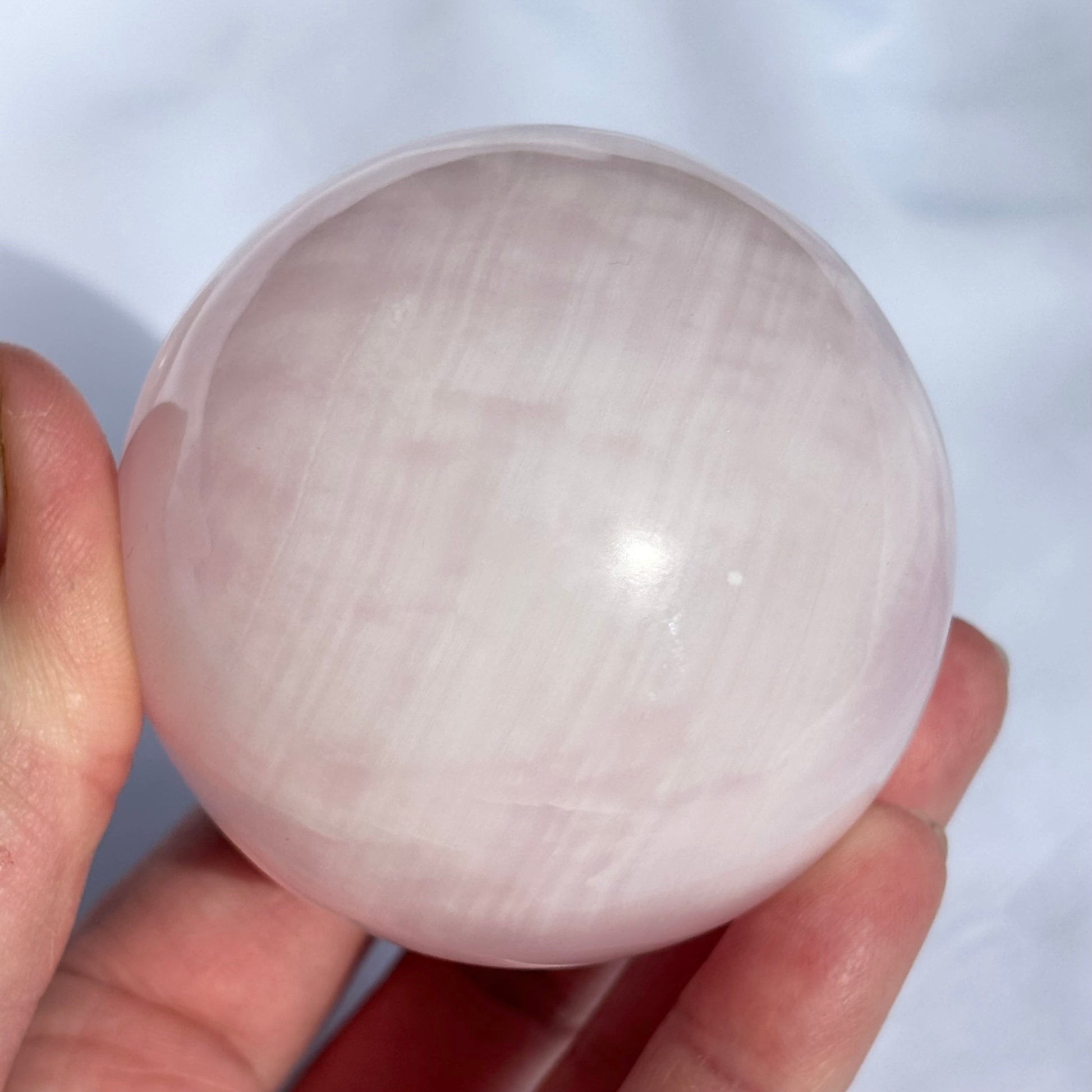 Mangano Calcite Crystal Spheres Bundle 814g 2 Pieces from UK Wholesale Crystals