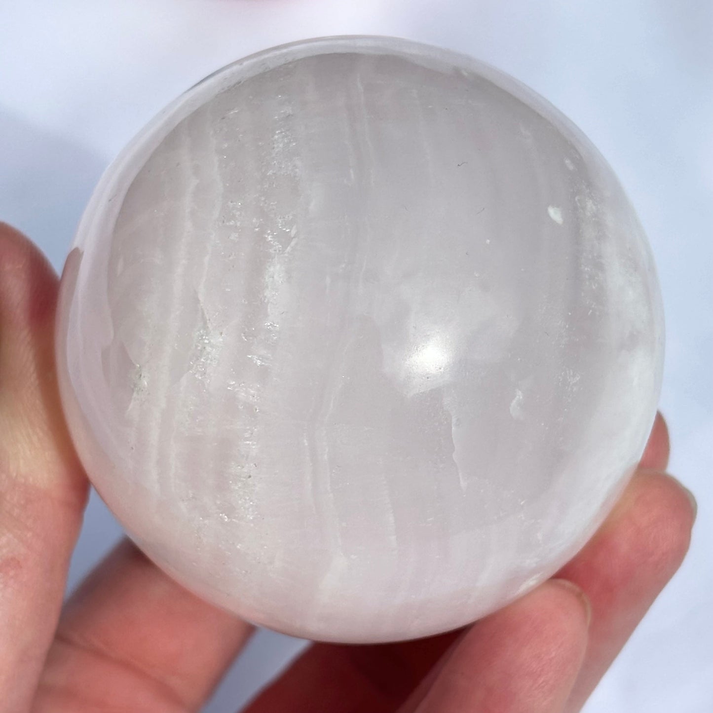 Mangano Calcite Crystal Spheres Bundle 814g 2 Pieces from UK Wholesale Crystals