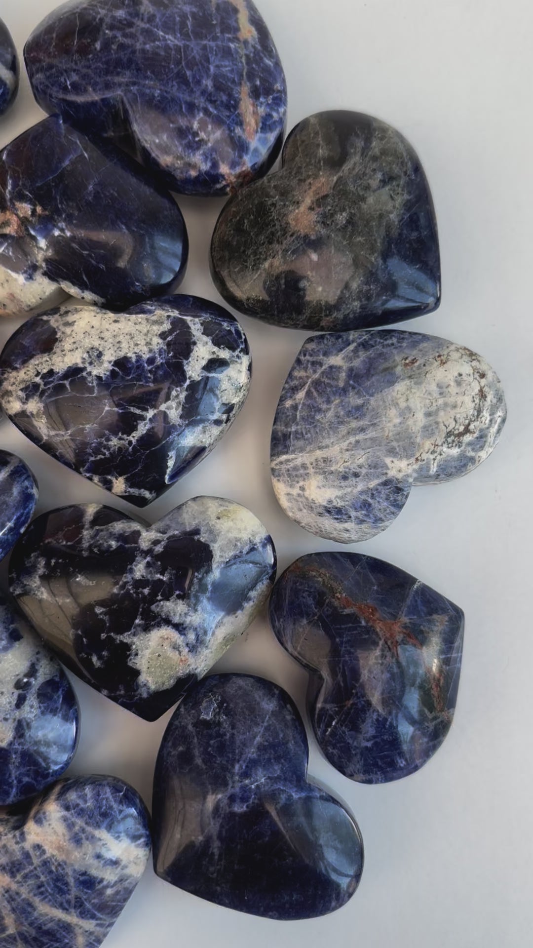 Sodalite Crystal Hearts - UK Wholesale Crystals